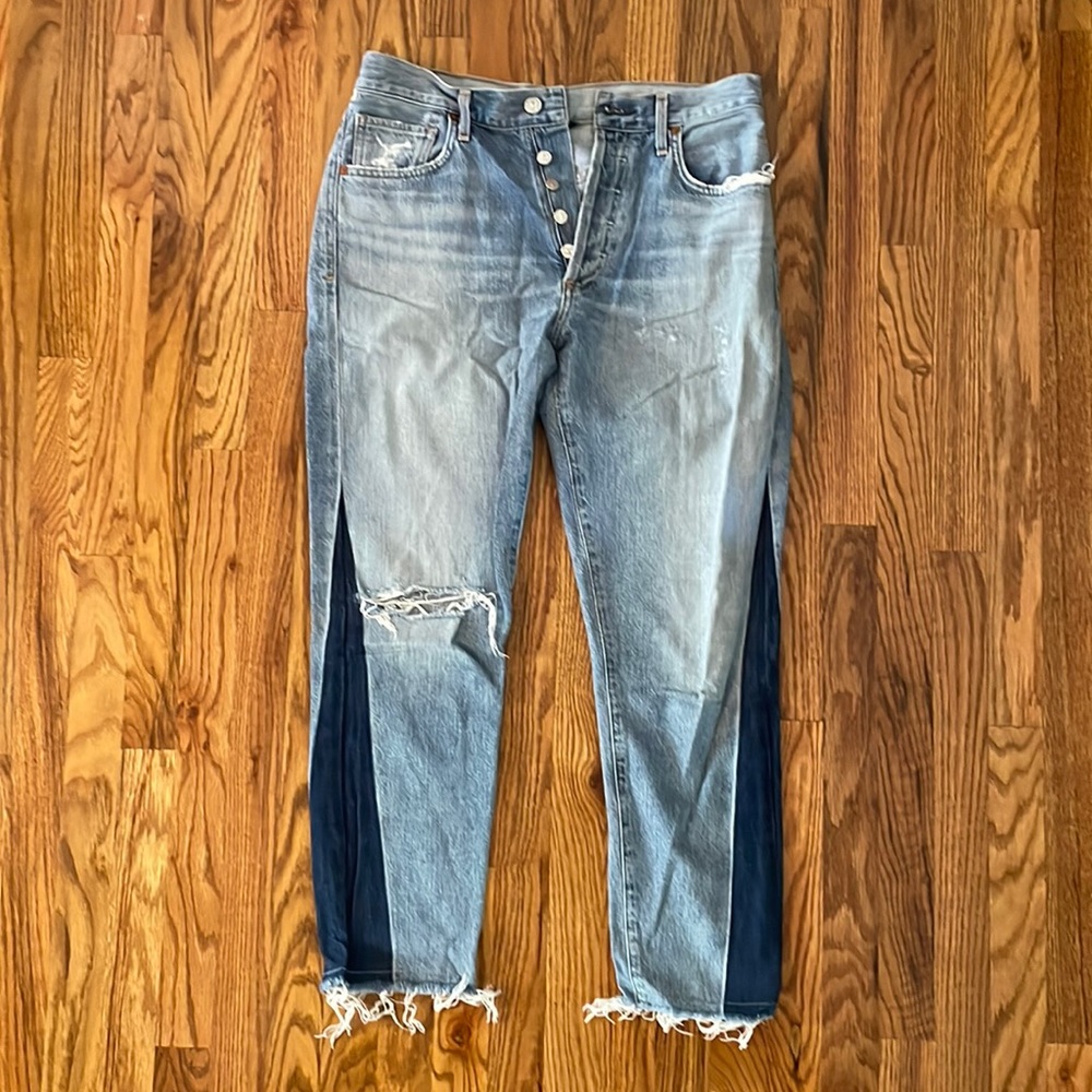 Citizens of Humanity boyfriend jeans mixed wash